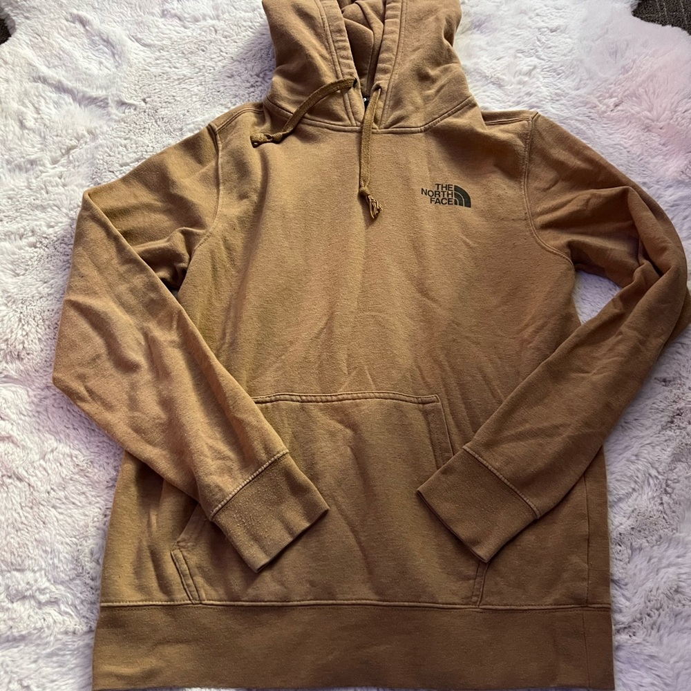 Tan NorthFace hoodie